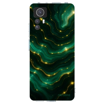 Picasee silikonska prozirna maskica za Xiaomi Redmi Note 12S - Emerald
