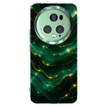 Picasee silikonska prozirna maskica za Honor Magic5 Pro - Emerald