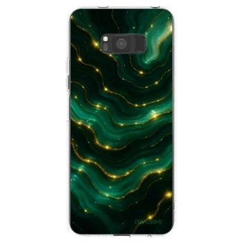 Picasee silikonska prozirna maskica za Samsung Galaxy S8 G950F - Emerald