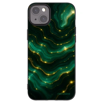 Picasee crna silikonska maskica za Apple iPhone 15 Plus - Emerald