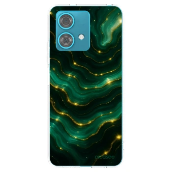 Picasee silikonska prozirna maskica za Motorola Edge 40 Neo - Emerald
