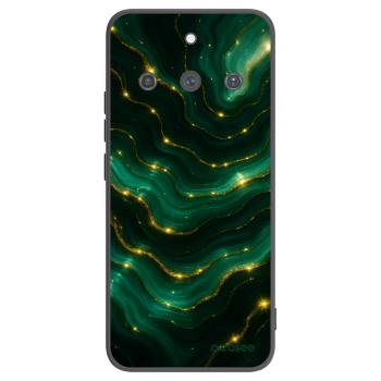 Picasee crna silikonska maskica za Realme 11 Pro+ - Emerald
