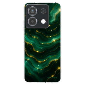 Picasee silikonska prozirna maskica za Xiaomi Poco X6 - Emerald