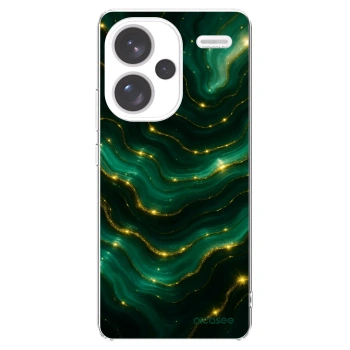Picasee silikonska prozirna maskica za Xiaomi Redmi Note 13 Pro+ 5G - Emerald
