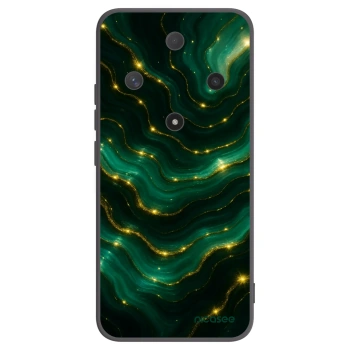 Picasee crna silikonska maskica za Honor Magic6 Lite 5G - Emerald