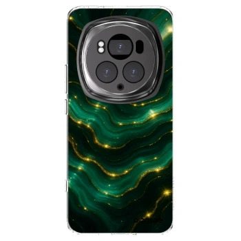 Picasee silikonska prozirna maskica za Honor Magic6 Pro - Emerald