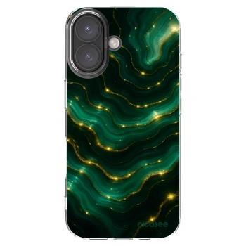 Picasee silikonska prozirna maskica za Apple iPhone 16 - Emerald