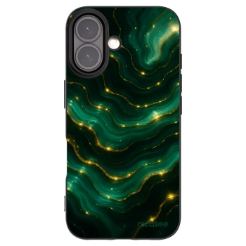 Picasee crna silikonska maskica za Apple iPhone 16 - Emerald
