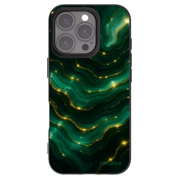 Picasee crna silikonska maskica za Apple iPhone 16 Pro - Emerald