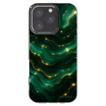 Picasee silikonska prozirna maskica za Apple iPhone 16 Pro - Emerald