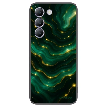 Picasee crna silikonska maskica za Vivo V40 SE 5G - Emerald