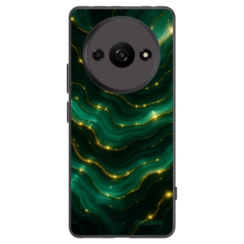 Picasee crna silikonska maskica za Xiaomi Redmi A3 - Emerald