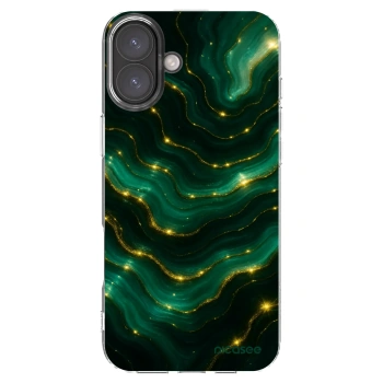 Picasee silikonska prozirna maskica za Apple iPhone 16 Plus - Emerald