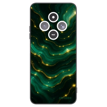 Picasee crna silikonska maskica za Xiaomi Redmi 14C - Emerald