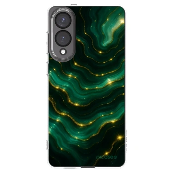 Picasee silikonska prozirna maskica za Samsung Galaxy S25 Edge 5G - Emerald