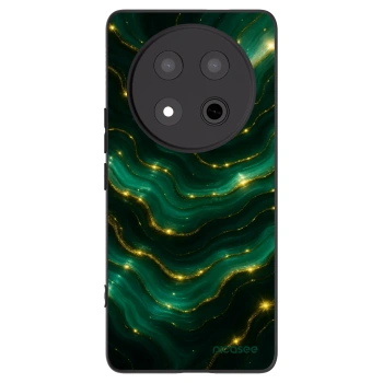 Picasee crna silikonska maskica za Honor Magic7 Lite 5G - Emerald