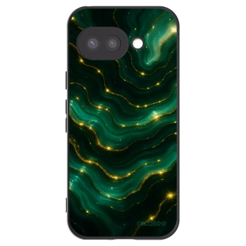 Picasee crna silikonska maskica za Google Pixel 9a - Emerald