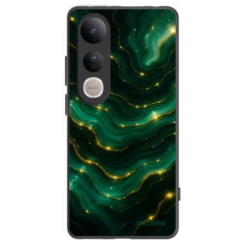 Picasee crna silikonska maskica za Vivo V50 Lite 5G - Emerald