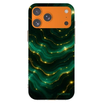 Picasee silikonska prozirna maskica za Apple iPhone 17 Pro Max - Emerald