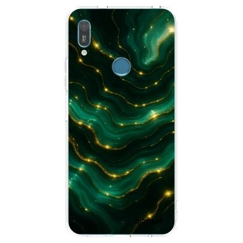 Picasee silikonska prozirna maskica za Huawei Y6 2019 - Emerald