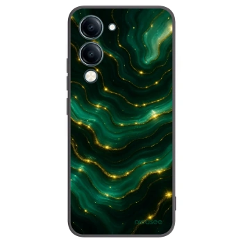 Picasee crna silikonska maskica za Vivo Y29s 5G - Emerald