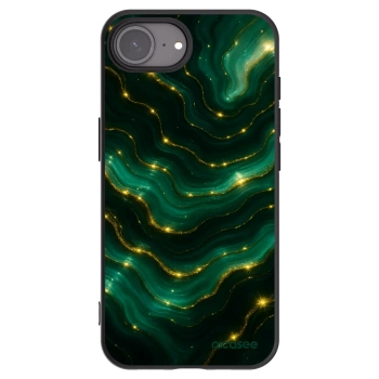Picasee crna silikonska maskica za Apple iPhone 17e - Emerald