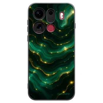 Picasee crna silikonska maskica za OPPO Find X9 Pro - Emerald