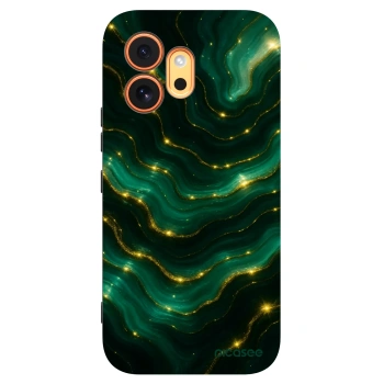 Picasee crna silikonska maskica za Honor 600 - Emerald