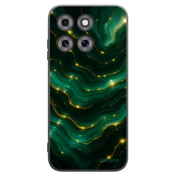 Picasee crna silikonska maskica za Motorola Moto G77 - Emerald