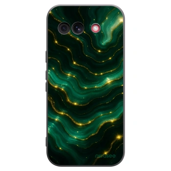 Picasee crna silikonska maskica za Google Pixel 10a - Emerald