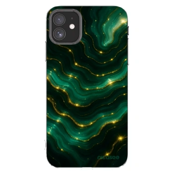 Picasee silikonska prozirna maskica za Apple iPhone 11 - Emerald