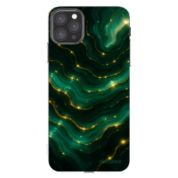 Picasee silikonska prozirna maskica za Apple iPhone 11 Pro Max - Emerald