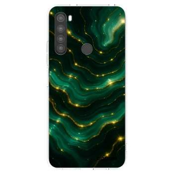 Picasee silikonska prozirna maskica za Xiaomi Redmi Note 8 - Emerald