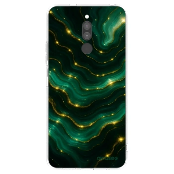 Picasee silikonska prozirna maskica za Xiaomi Redmi 8 - Emerald