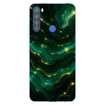 Picasee silikonska prozirna maskica za Xiaomi Redmi Note 8T - Emerald