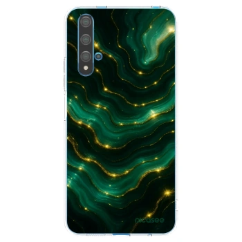 Picasee silikonska prozirna maskica za Huawei Nova 5T - Emerald