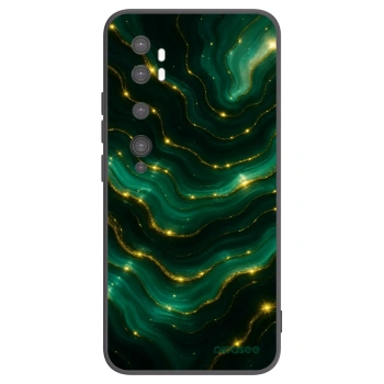 Picasee crna silikonska maskica za Xiaomi Mi Note 10 (Pro) - Emerald