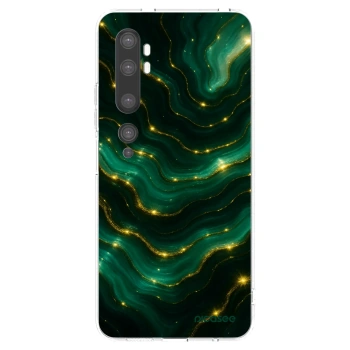 Picasee silikonska prozirna maskica za Xiaomi Mi Note 10 (Pro) - Emerald