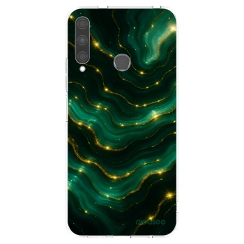 Picasee silikonska prozirna maskica za Huawei P40 Lite E - Emerald