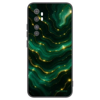 Picasee crna silikonska maskica za Xiaomi Mi Note 10 Lite - Emerald