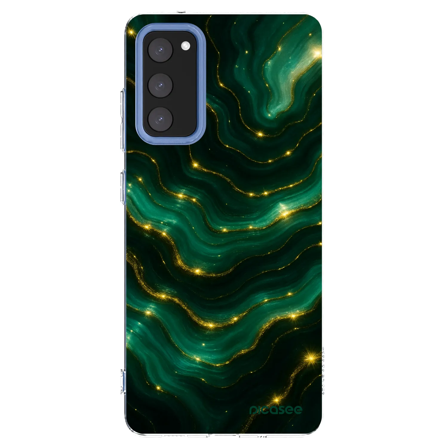 Picasee silikonska prozirna maskica za Samsung Galaxy S20 FE - Emerald