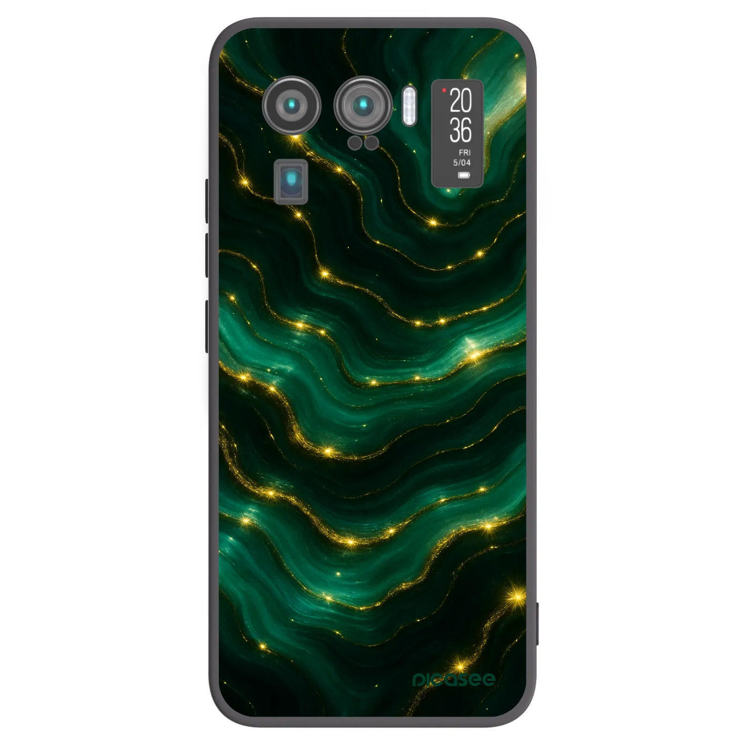 Picasee crna silikonska maskica za Xiaomi Mi 11 Ultra - Emerald
