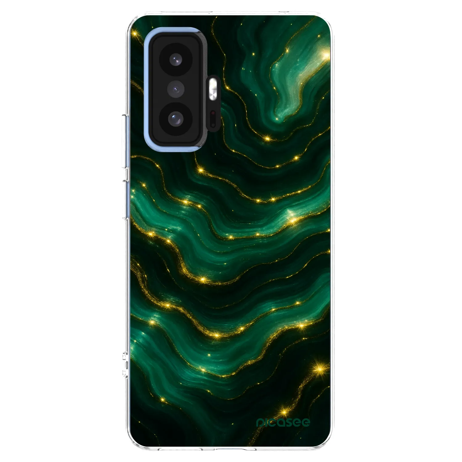 Picasee silikonska prozirna maskica za Xiaomi 11T - Emerald