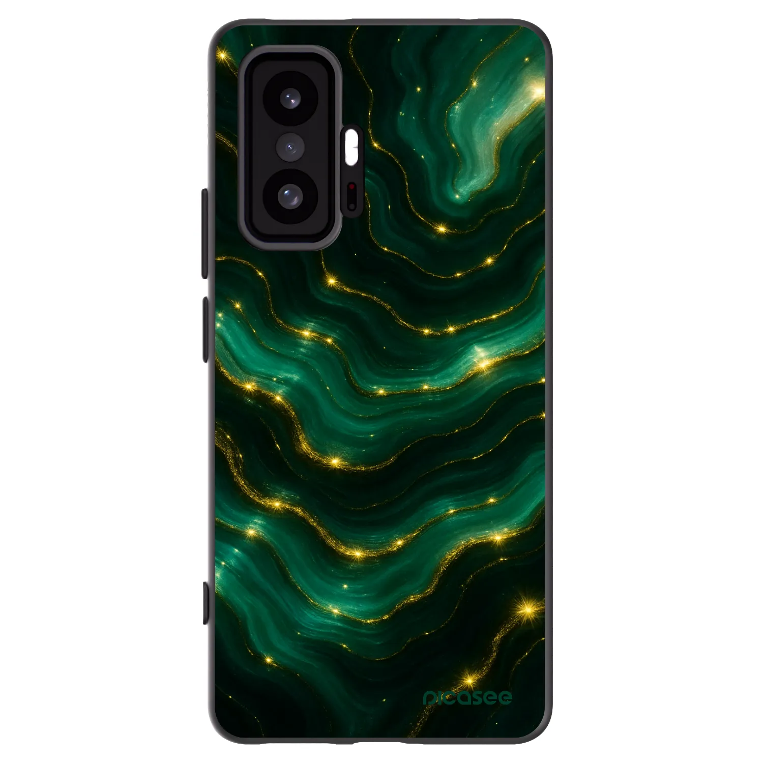 Picasee crna silikonska maskica za Xiaomi 11T Pro - Emerald