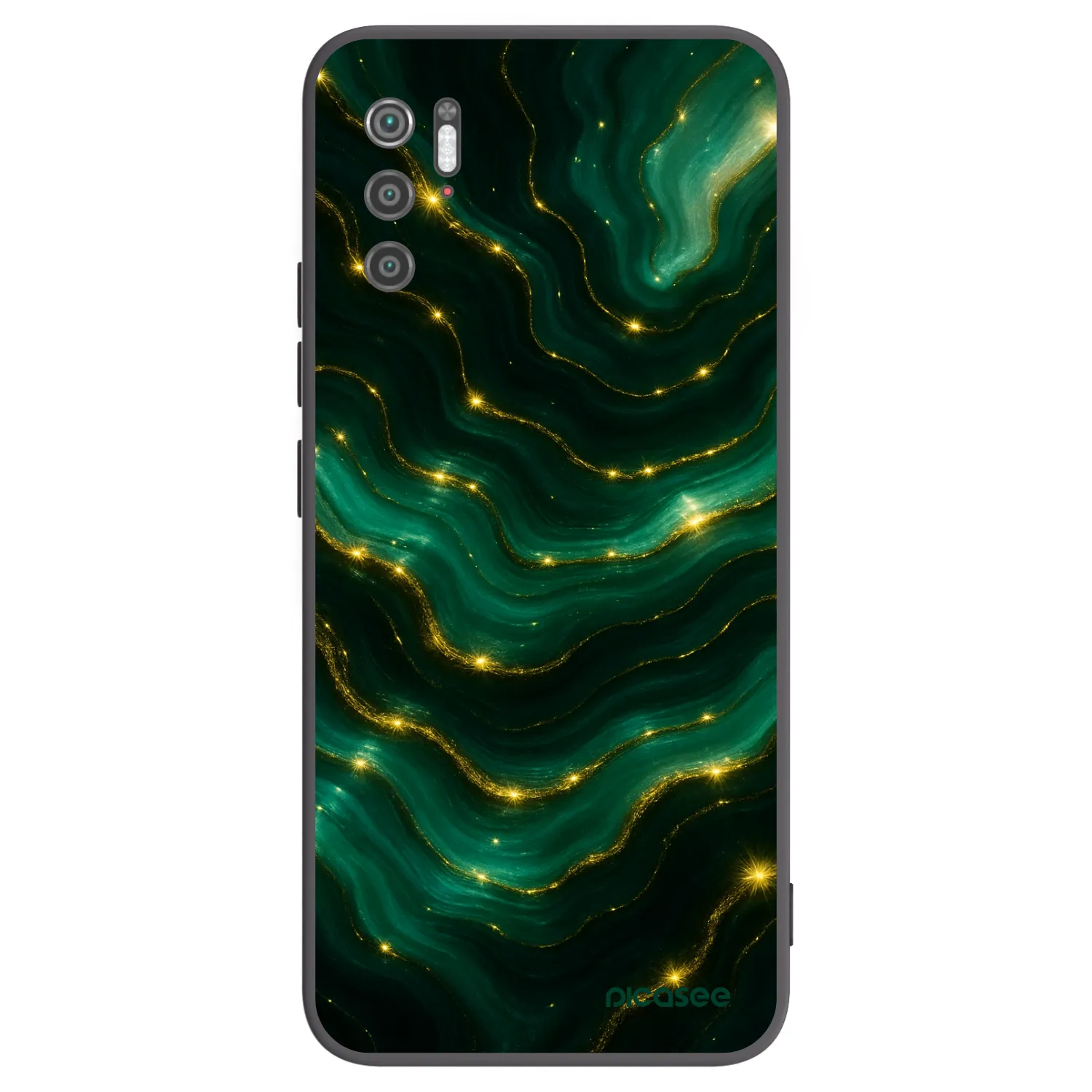 Picasee crna silikonska maskica za Xiaomi Poco M3 Pro 5G - Emerald