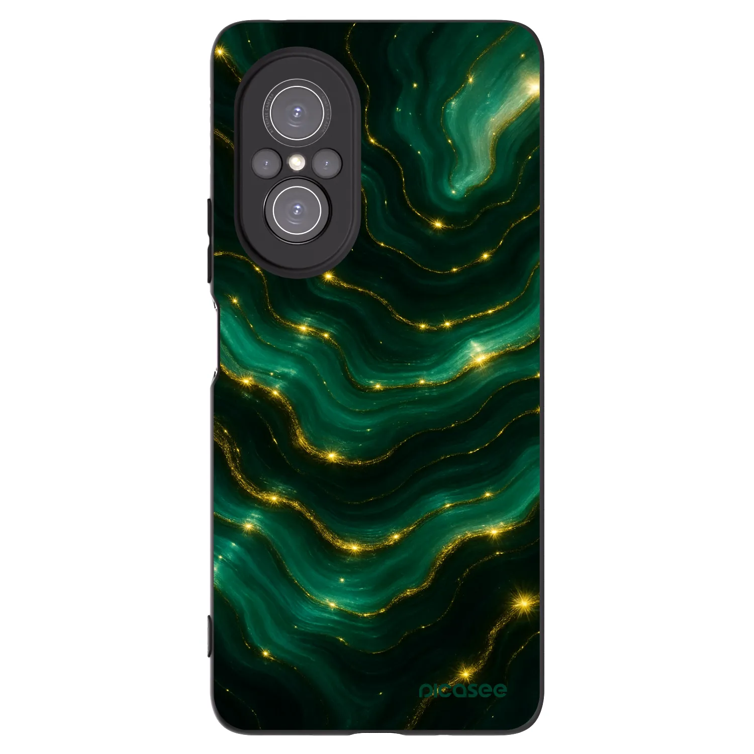 Picasee crna silikonska maskica za Huawei Nova 9 SE - Emerald