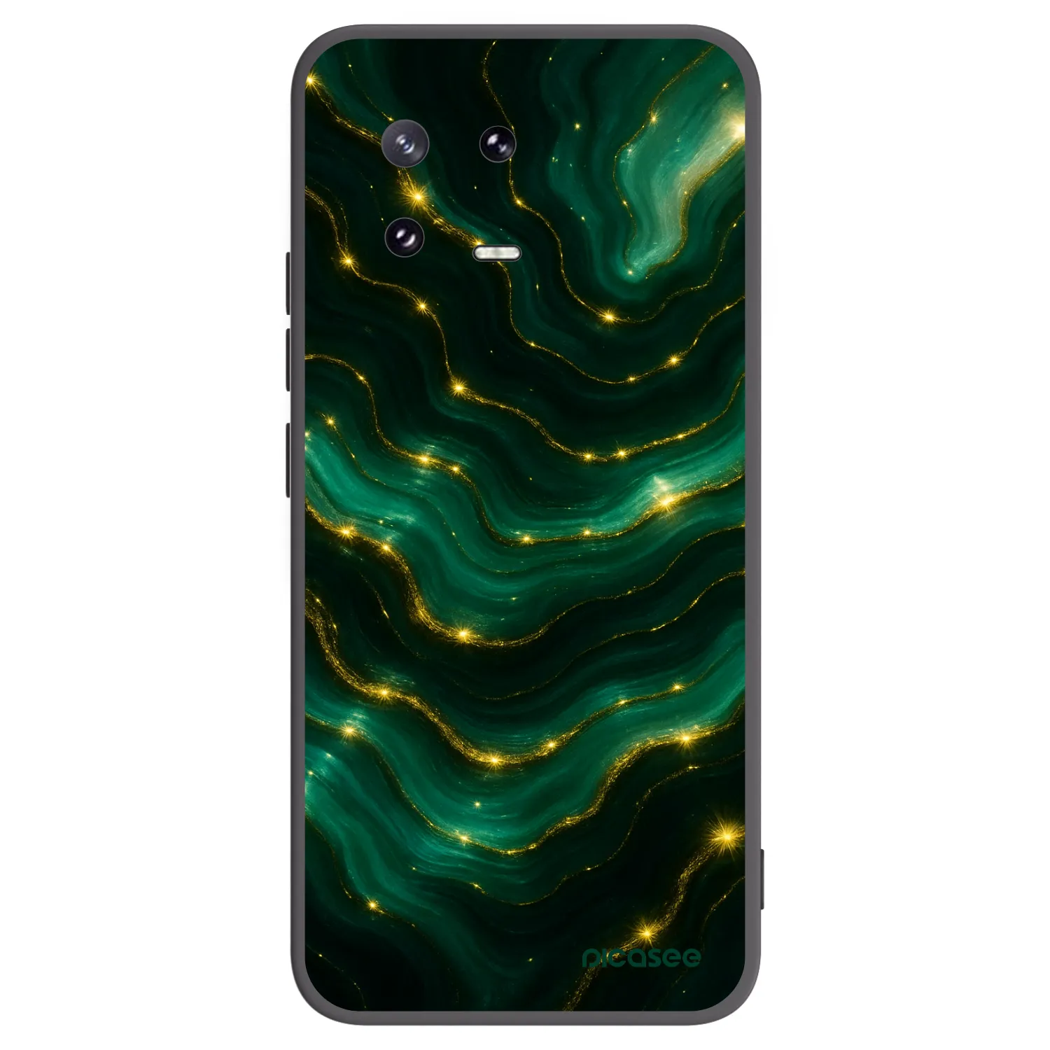 Picasee crna silikonska maskica za Xiaomi 13 Pro - Emerald