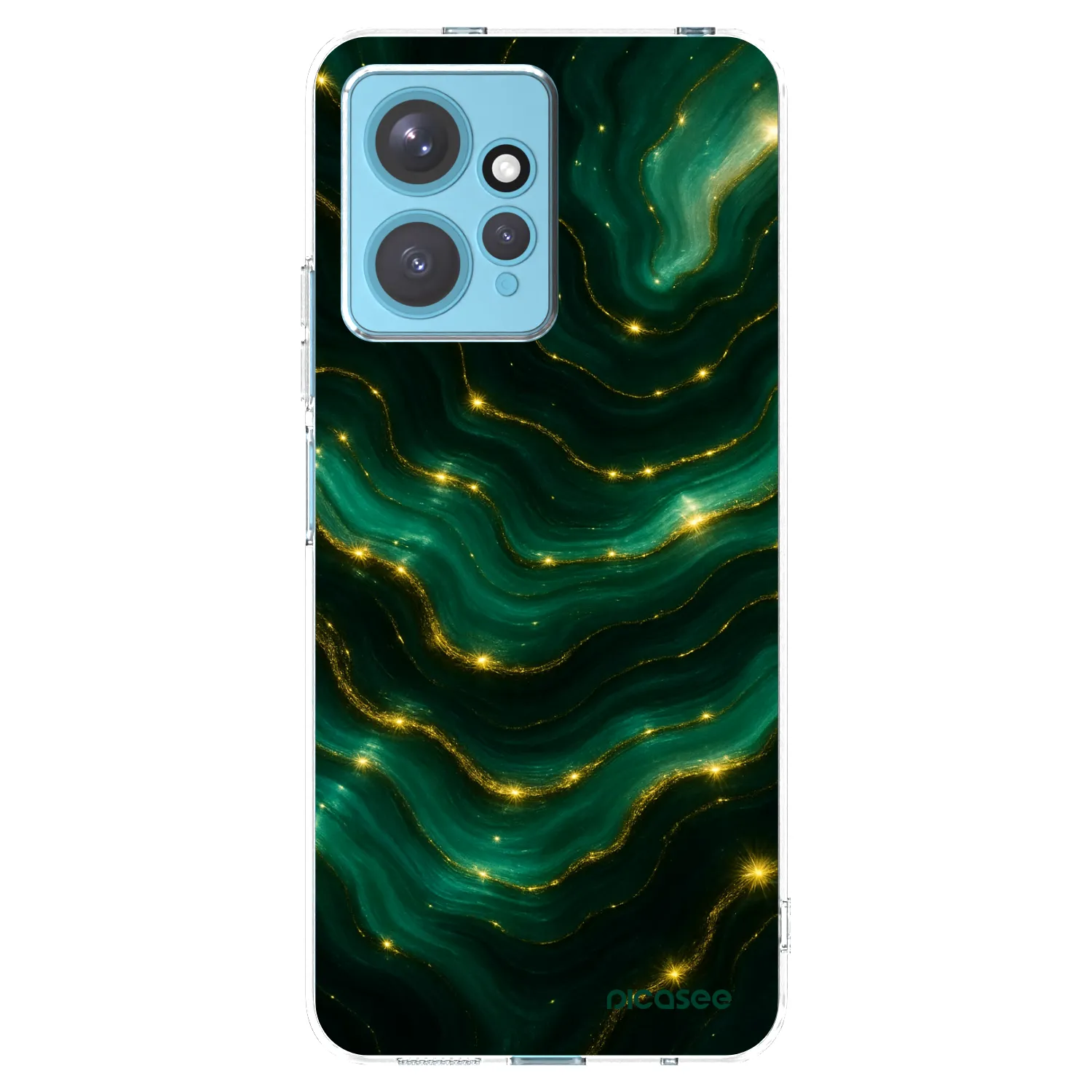 Picasee silikonska prozirna maskica za Xiaomi Redmi Note 12 4G - Emerald