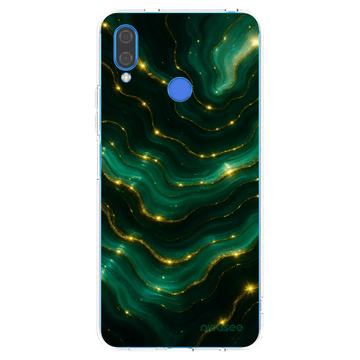 Picasee silikonska prozirna maskica za Huawei Nova 3i - Emerald