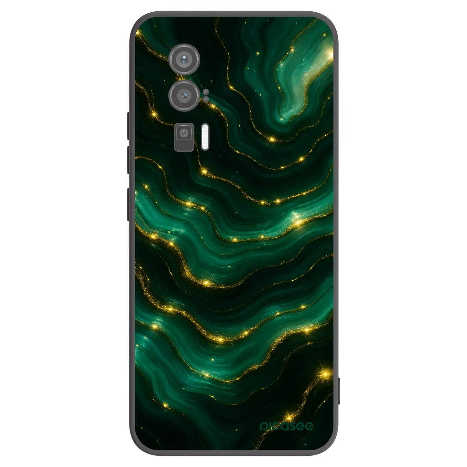 Picasee crna silikonska maskica za Xiaomi Poco F5 Pro 5G - Emerald